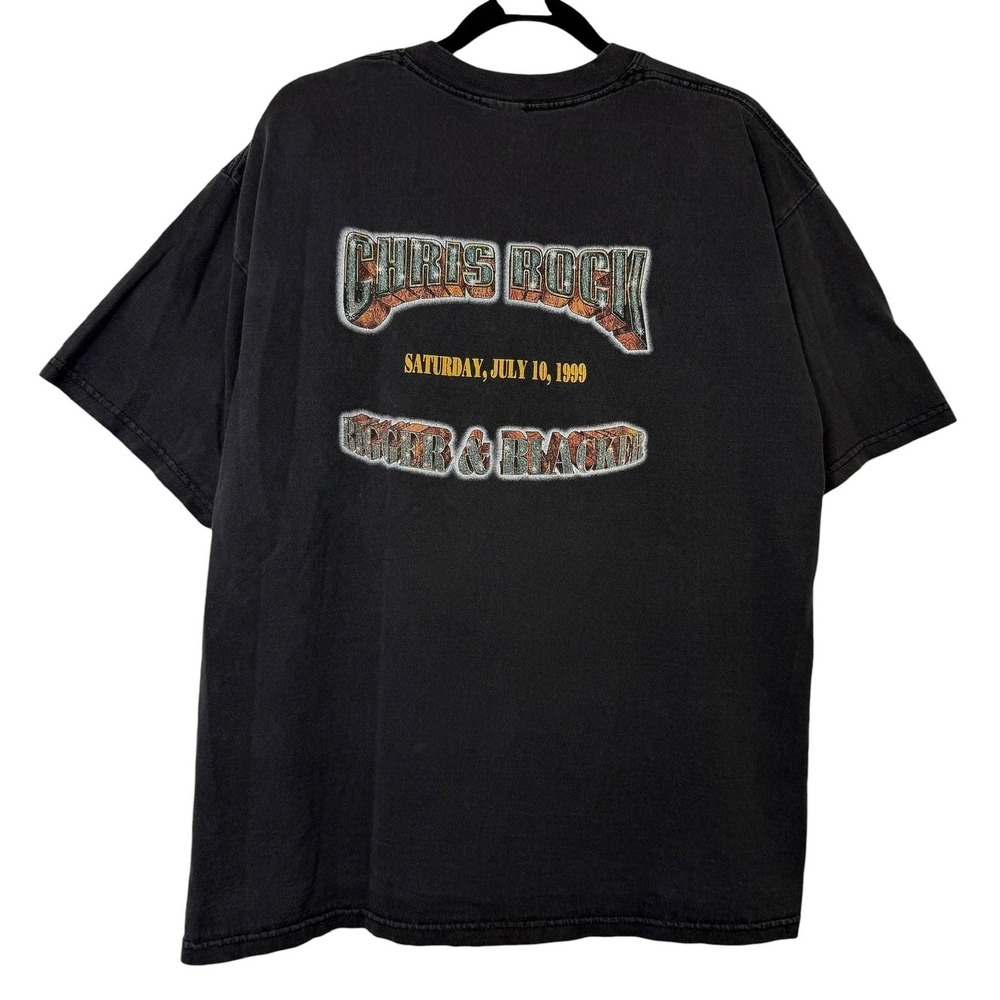 Vintage Chris Rock Bigger And Blacker HBO 1999 Comedy Tee Shirt XL TV